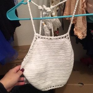 Knit crop top